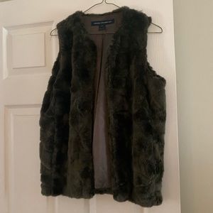 Faux fur vest from French Connection